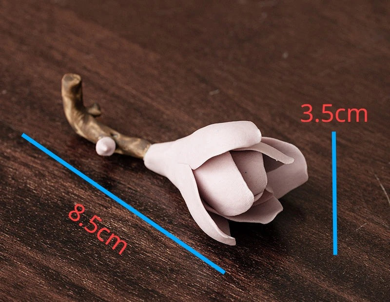 Gardenia Ceramic Incense Holder