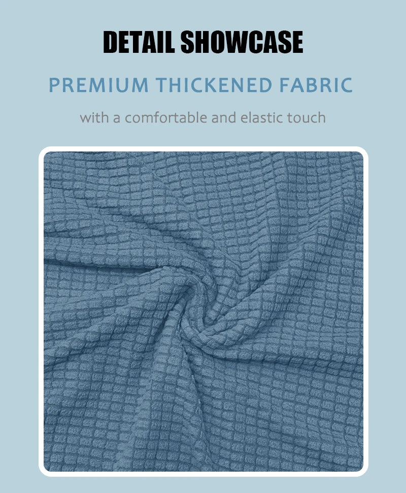 Solid Jacquard Knit Cushion Cover