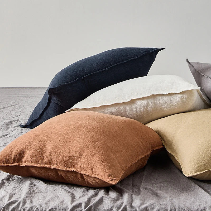 Plain Woven Ramie Cushion Cover