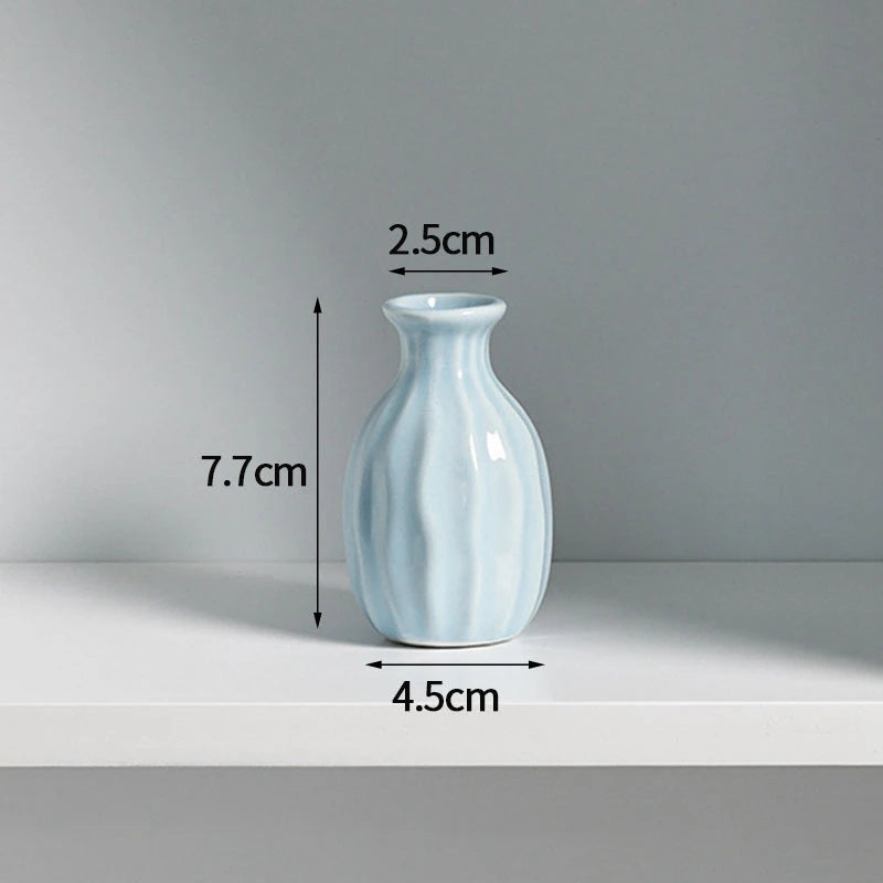 Glazed Colour Bud Vase