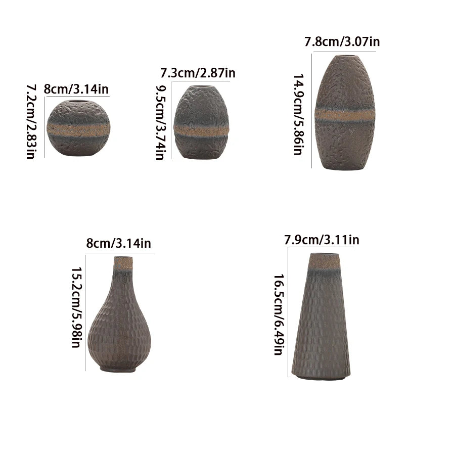 Carved Stoneware Vase