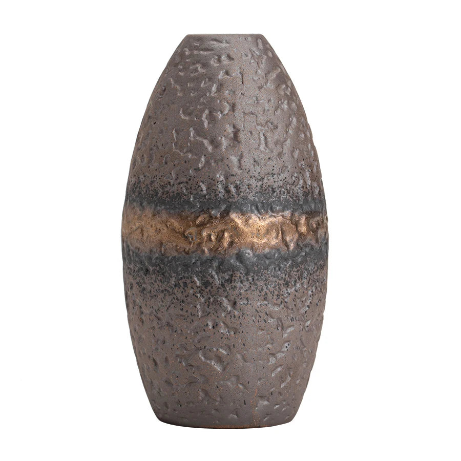 Carved Stoneware Vase