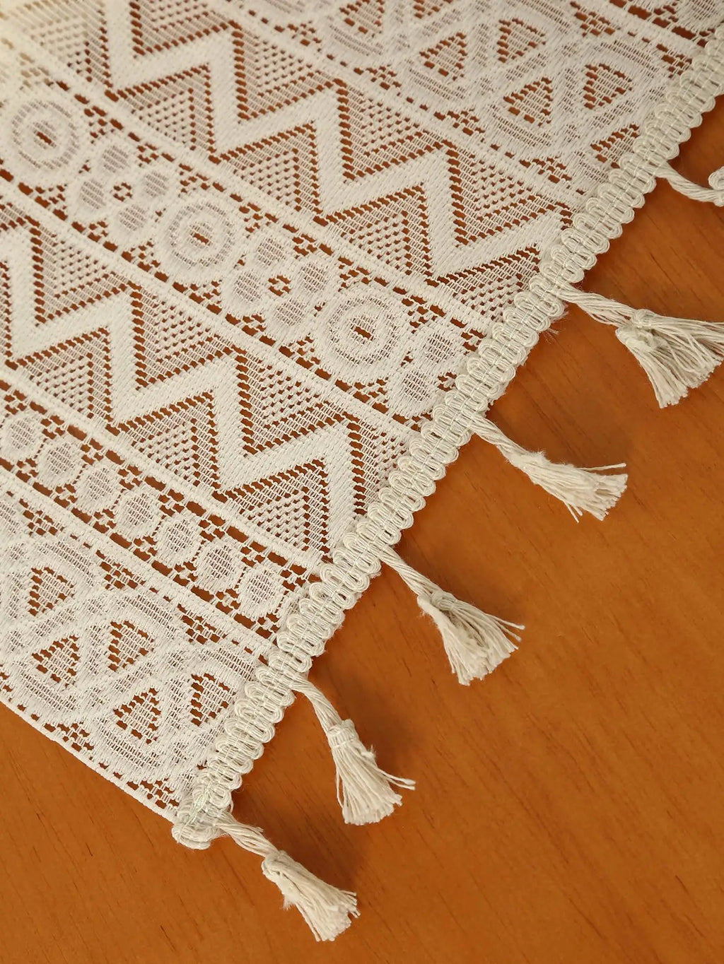Beige Lace Table Runner