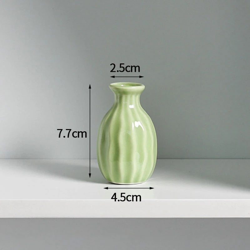 Glazed Colour Bud Vase