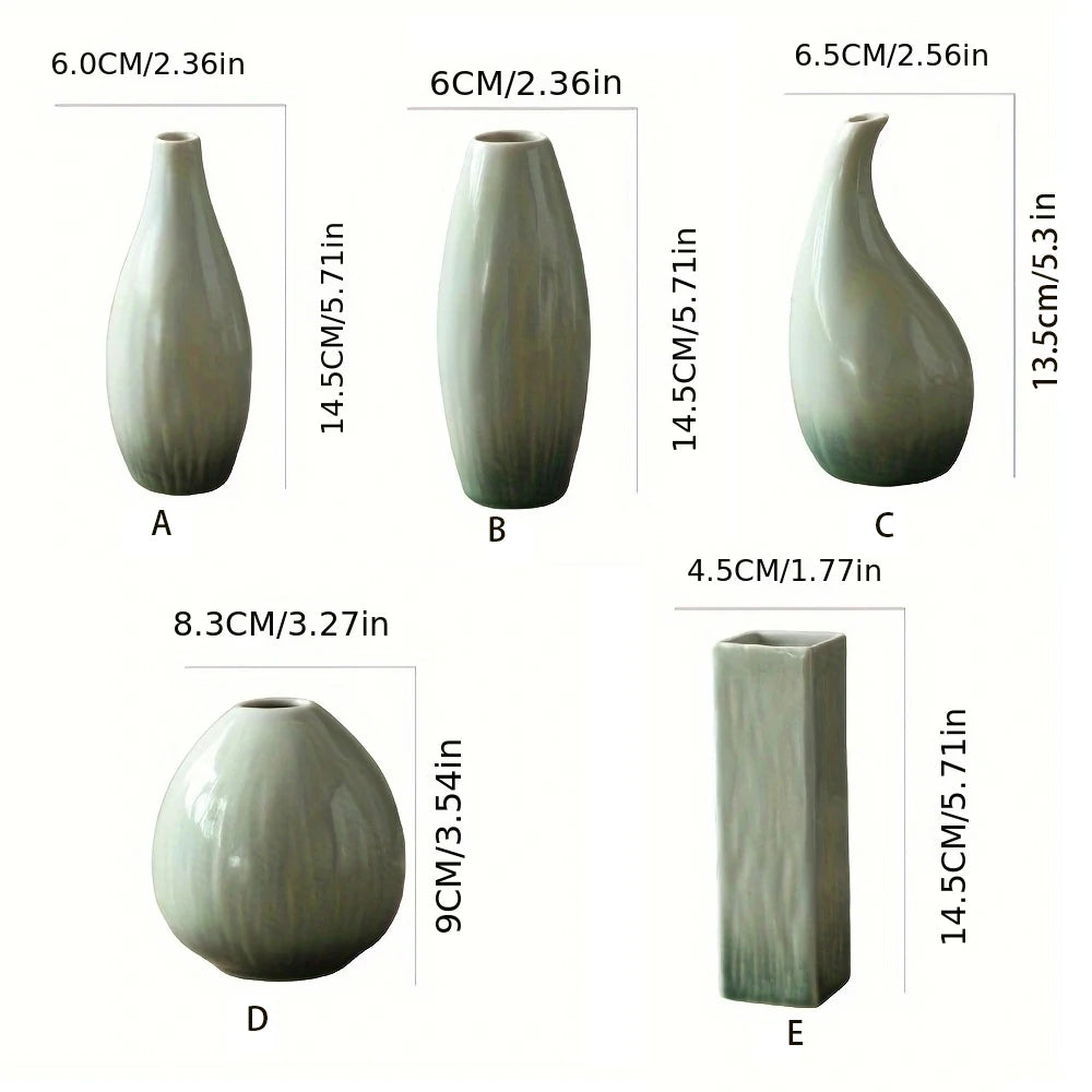 Celadon Stem Bud Vase
