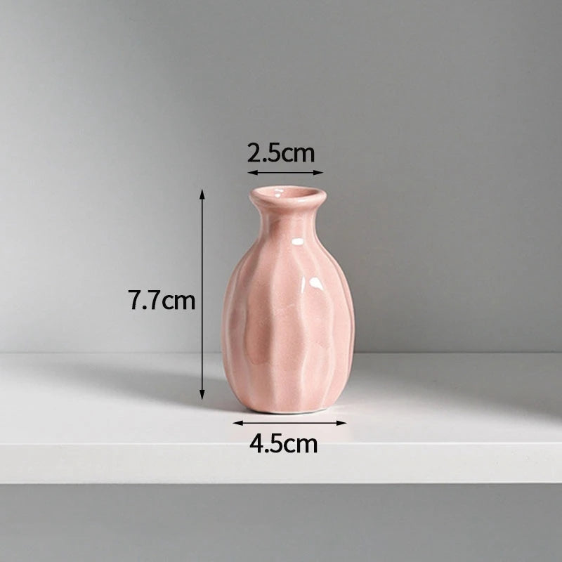 Glazed Colour Bud Vase