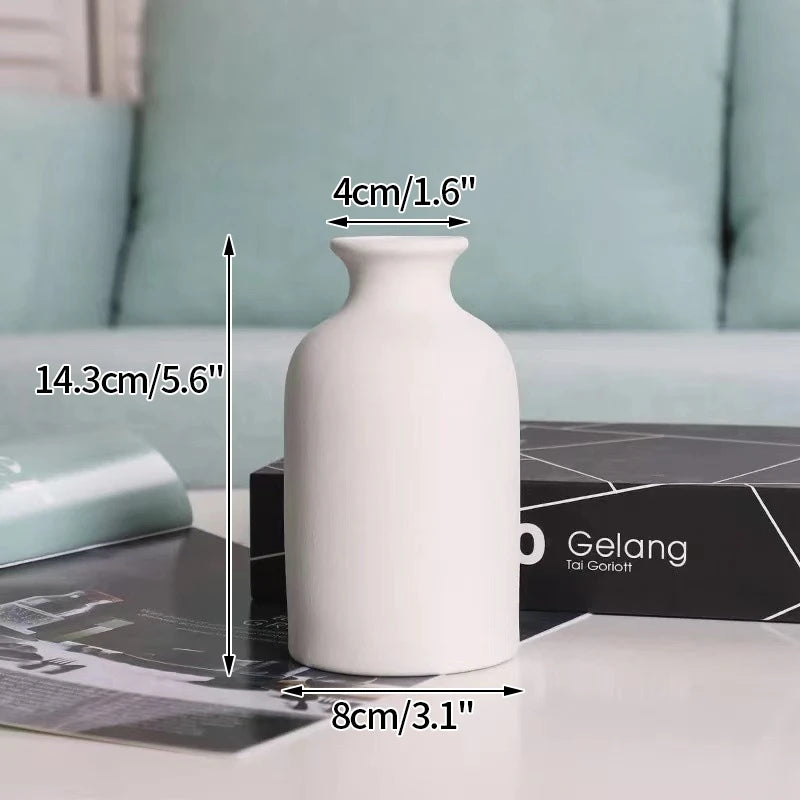Oat Matte Flower Vase