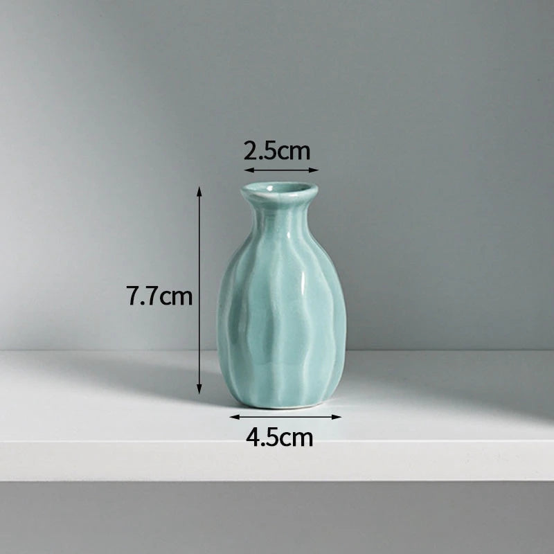 Glazed Colour Bud Vase