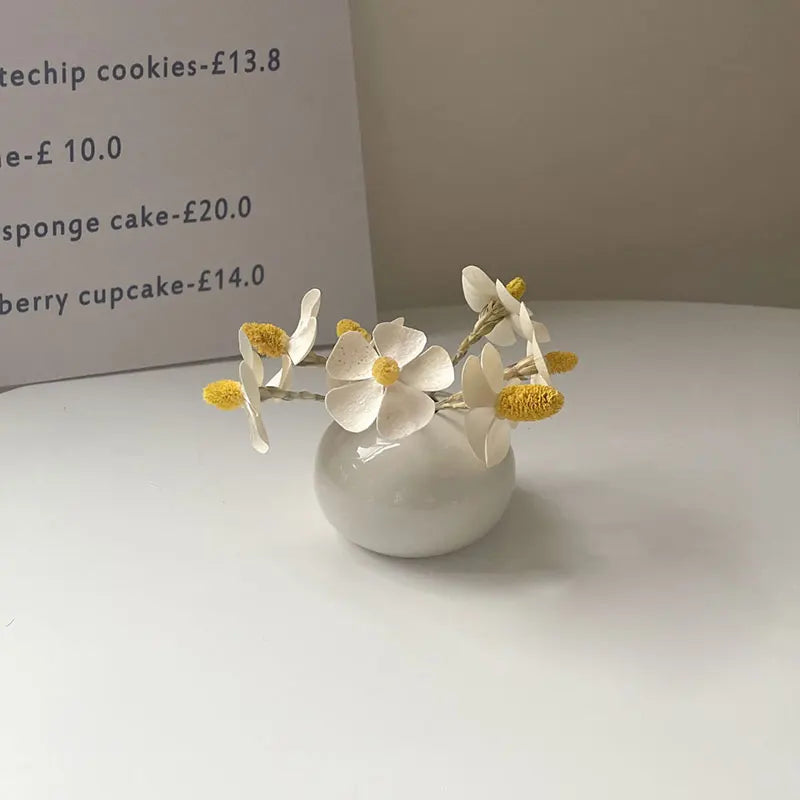 Glazed Colour Bud Vase