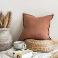 Plain Woven Ramie Cushion Cover