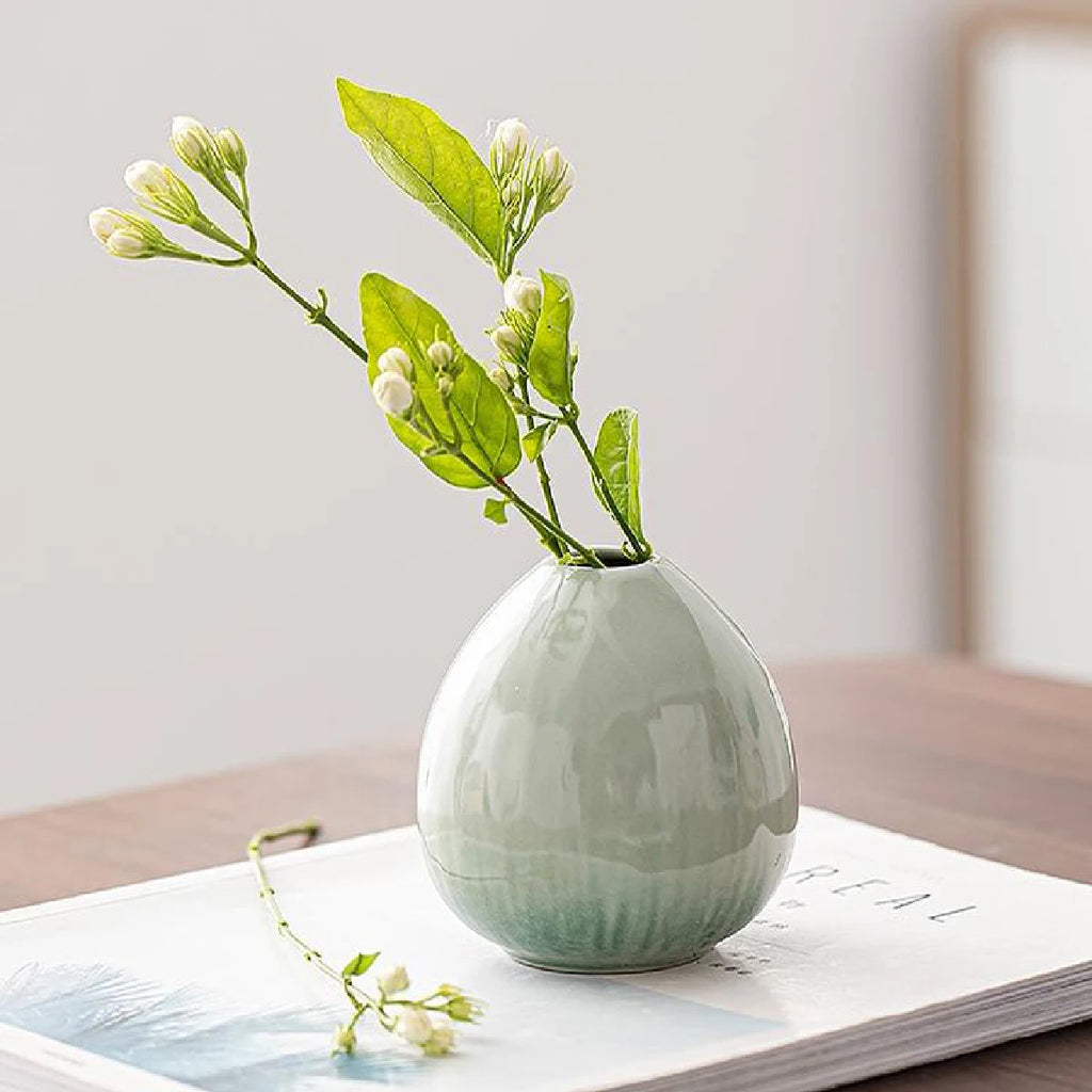 Celadon Stem Bud Vase
