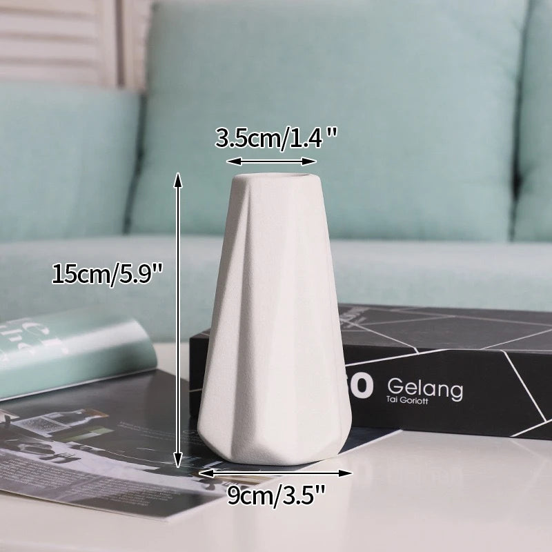 Oat Matte Flower Vase