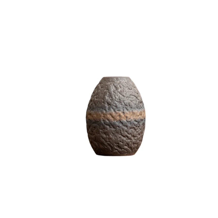 Carved Stoneware Vase