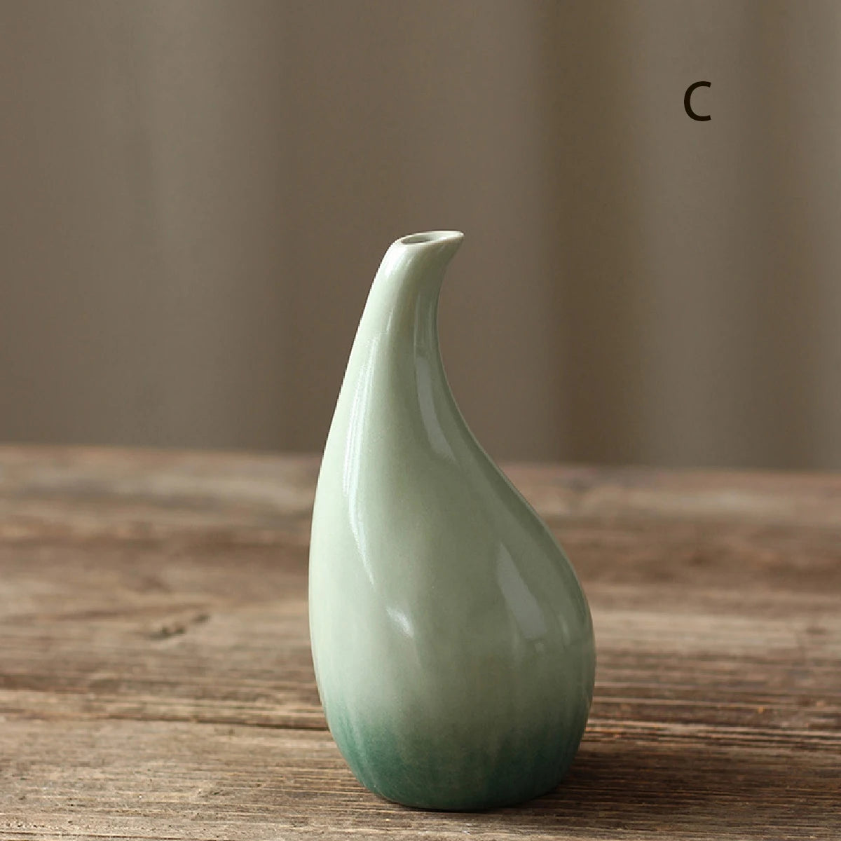 Celadon Stem Bud Vase