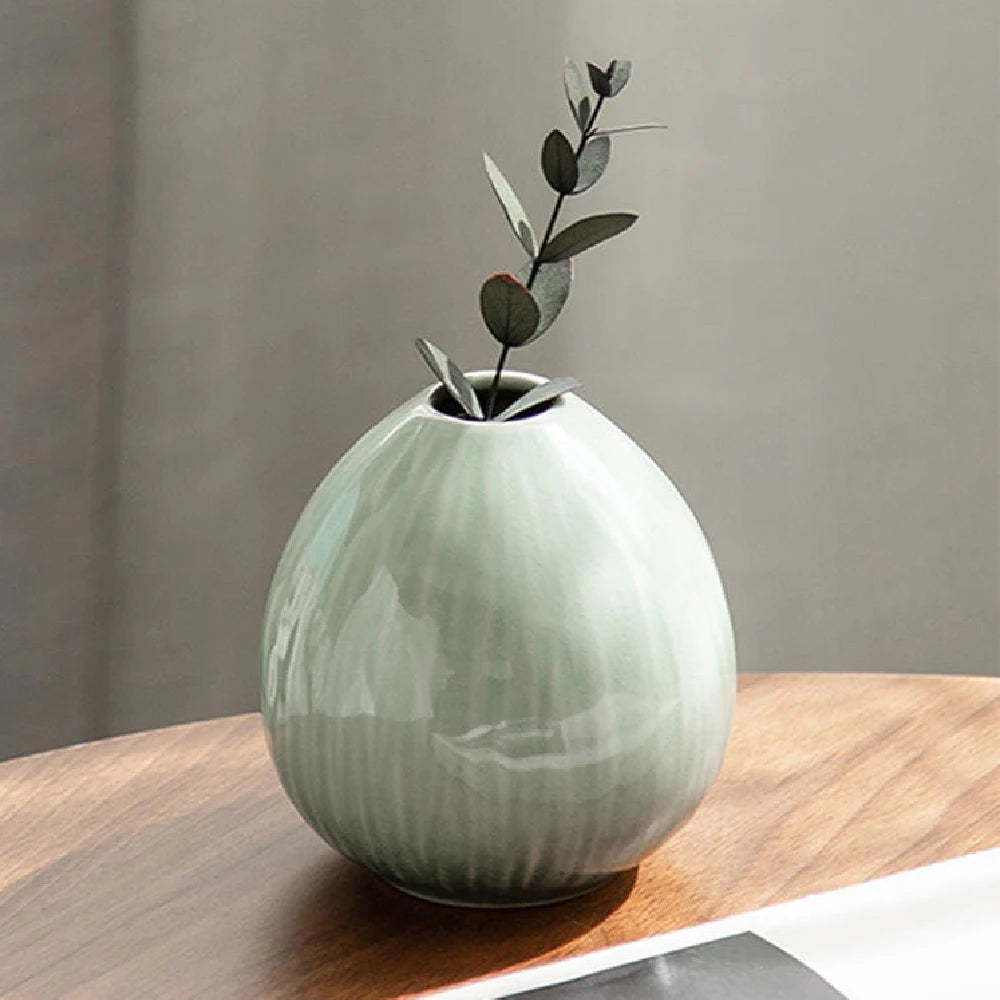 Celadon Stem Bud Vase