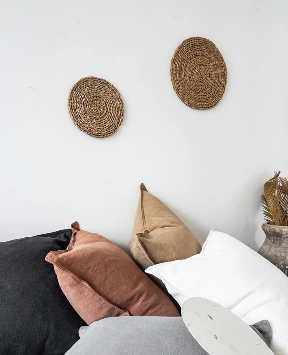 Plain Woven Ramie Cushion Cover