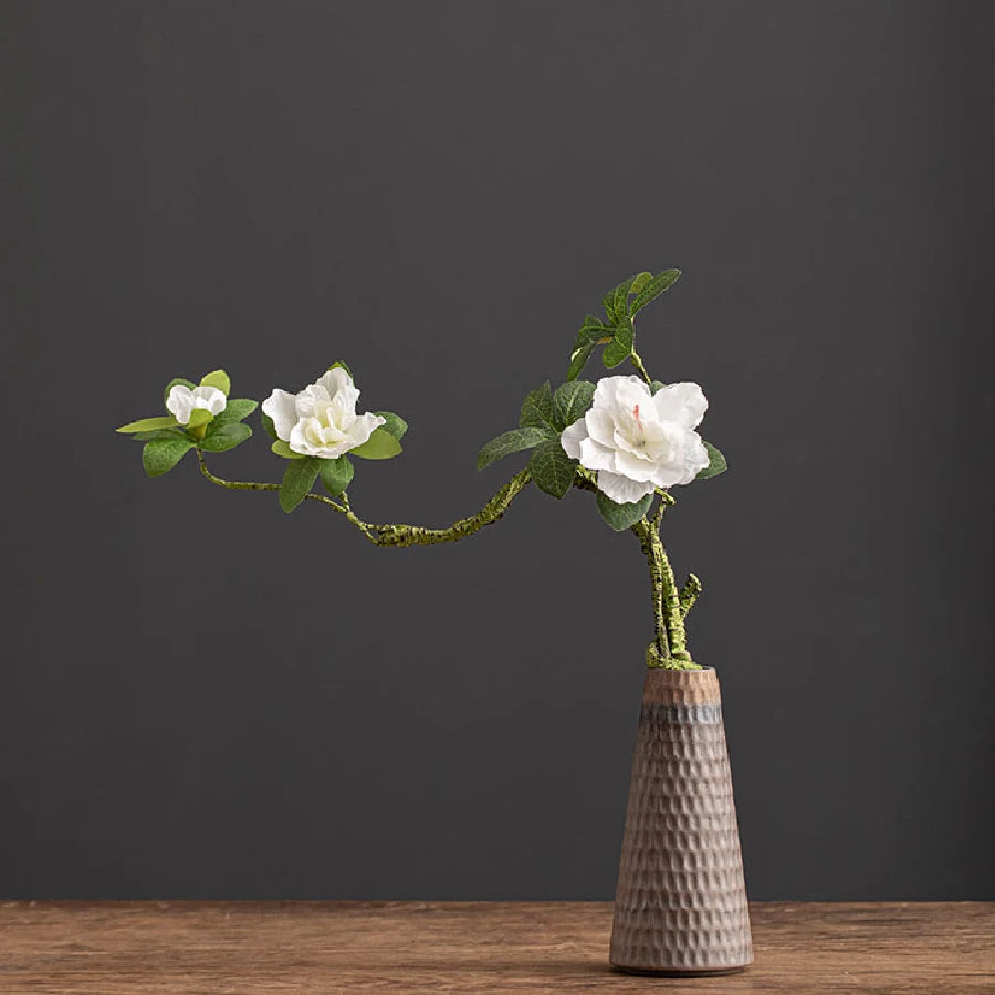Carved Stoneware Vase