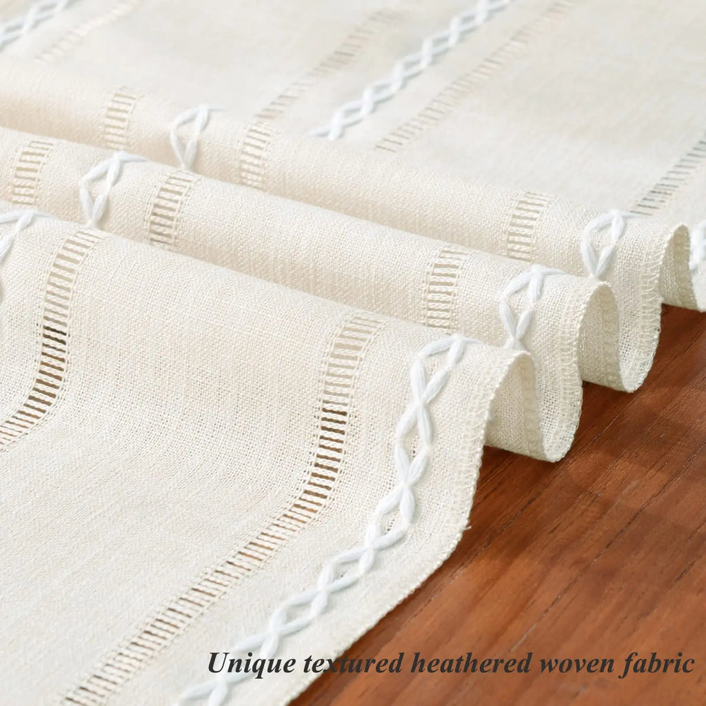 Linen Farmhouse Tassel Runner