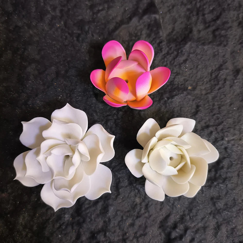 Lotus Ceramic Incense Burner