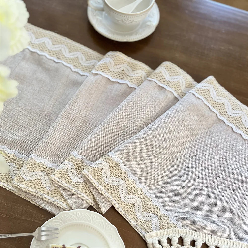 Macramé Lace Table Runner