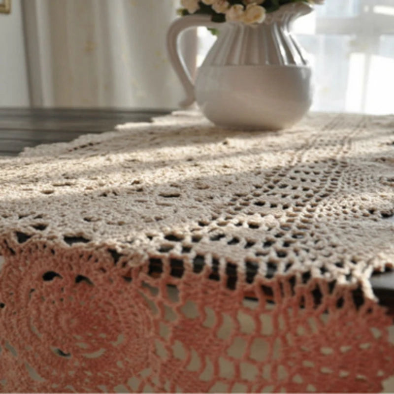 Vintage Crochet Lace Runner