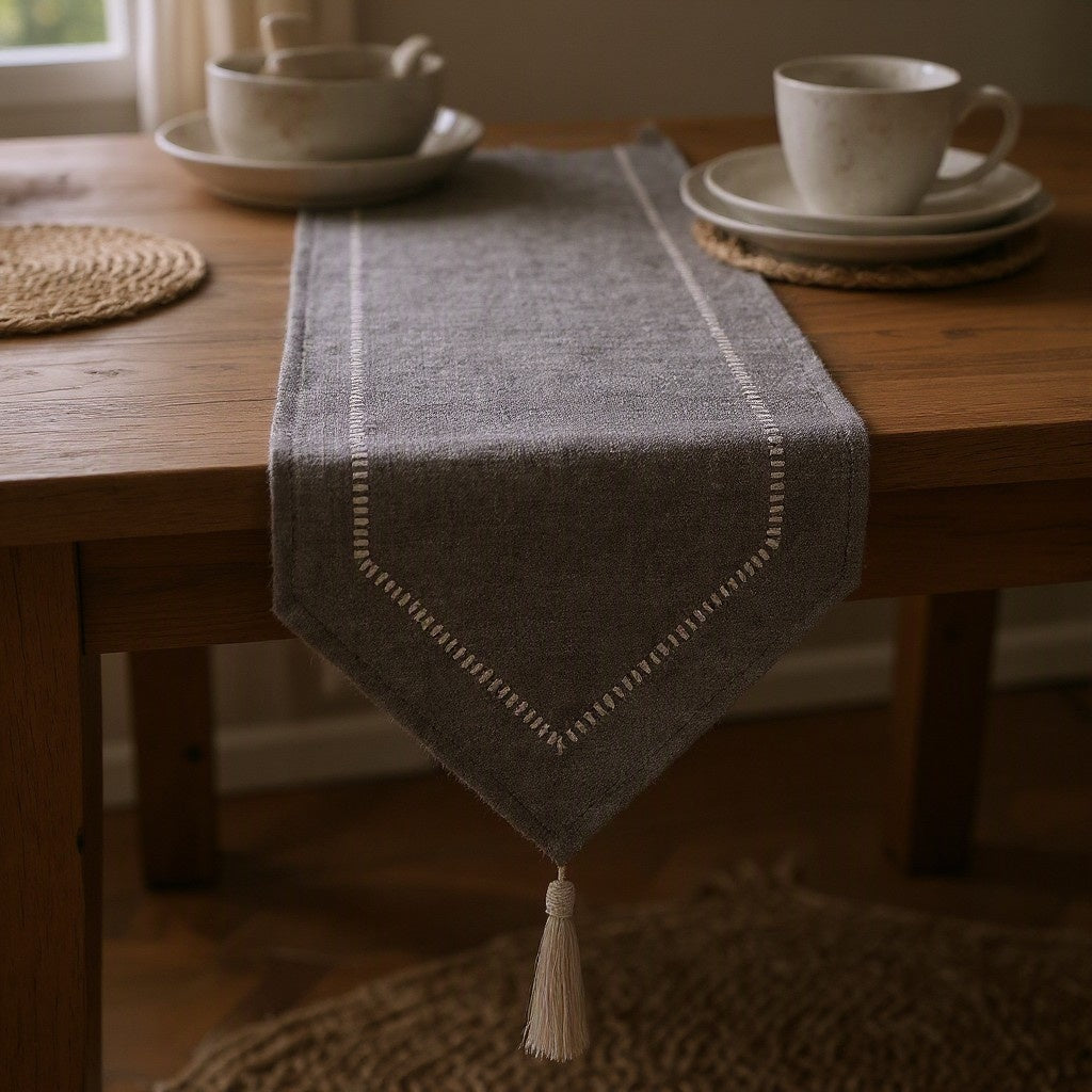 Solid Linen Table Runner