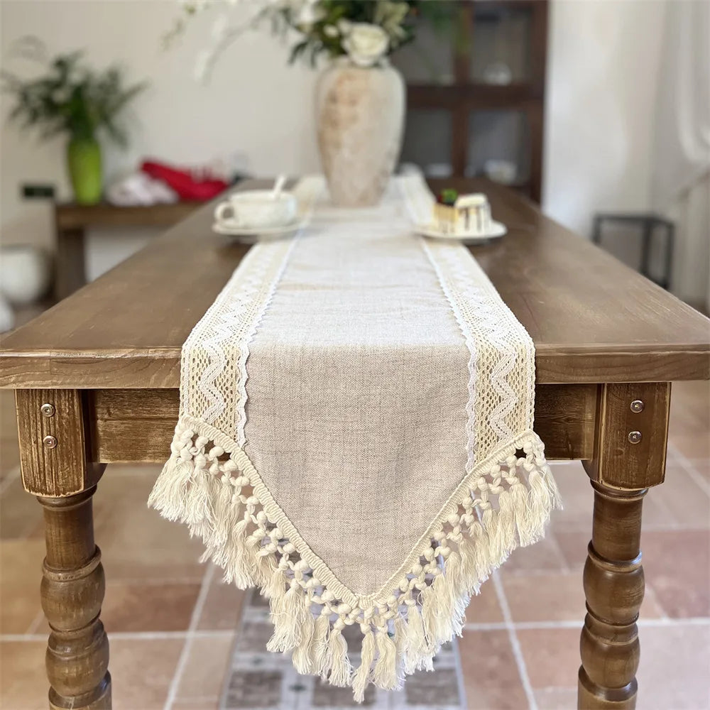 Macramé Lace Table Runner