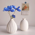 Nordic Ribbed Bud Vase
