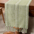 Linen Farmhouse Tassel Runner