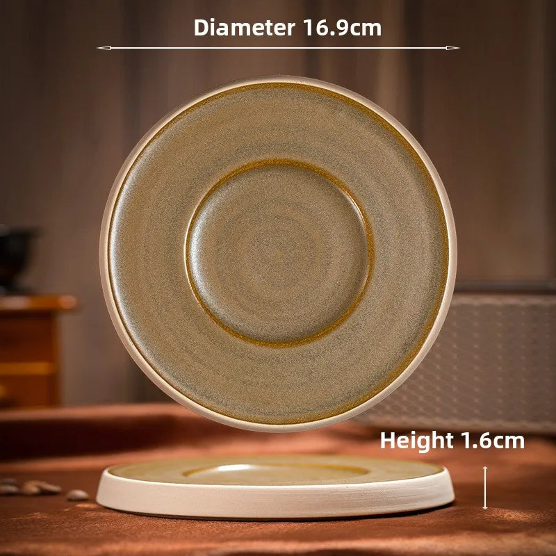 Stoneware Espresso Cup & Saucer