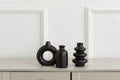 Bohemian Ceramic Vase — Set of 3