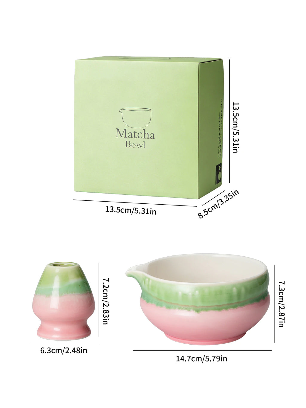 Ceramic Matcha Bowl Set